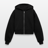 Backyard Raver (oversized cropped hoodie) - Schwarz