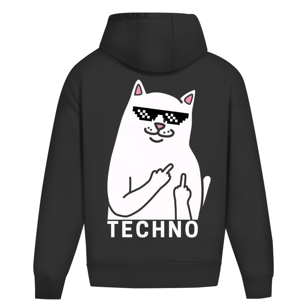 Techno Cat – Sudadera oversize