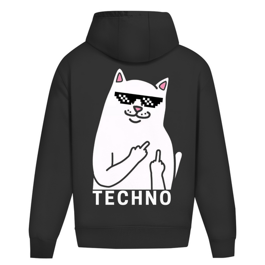 Techno Cat – Oversized Hoodie