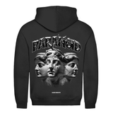 Cabezas paranoicas (sudadera con capucha básica)