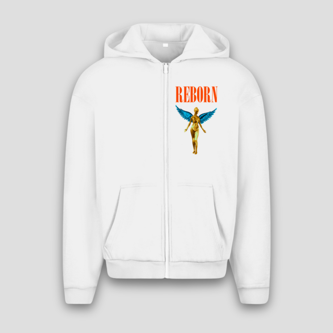 Angel (Oversized Zipper Hoodie)