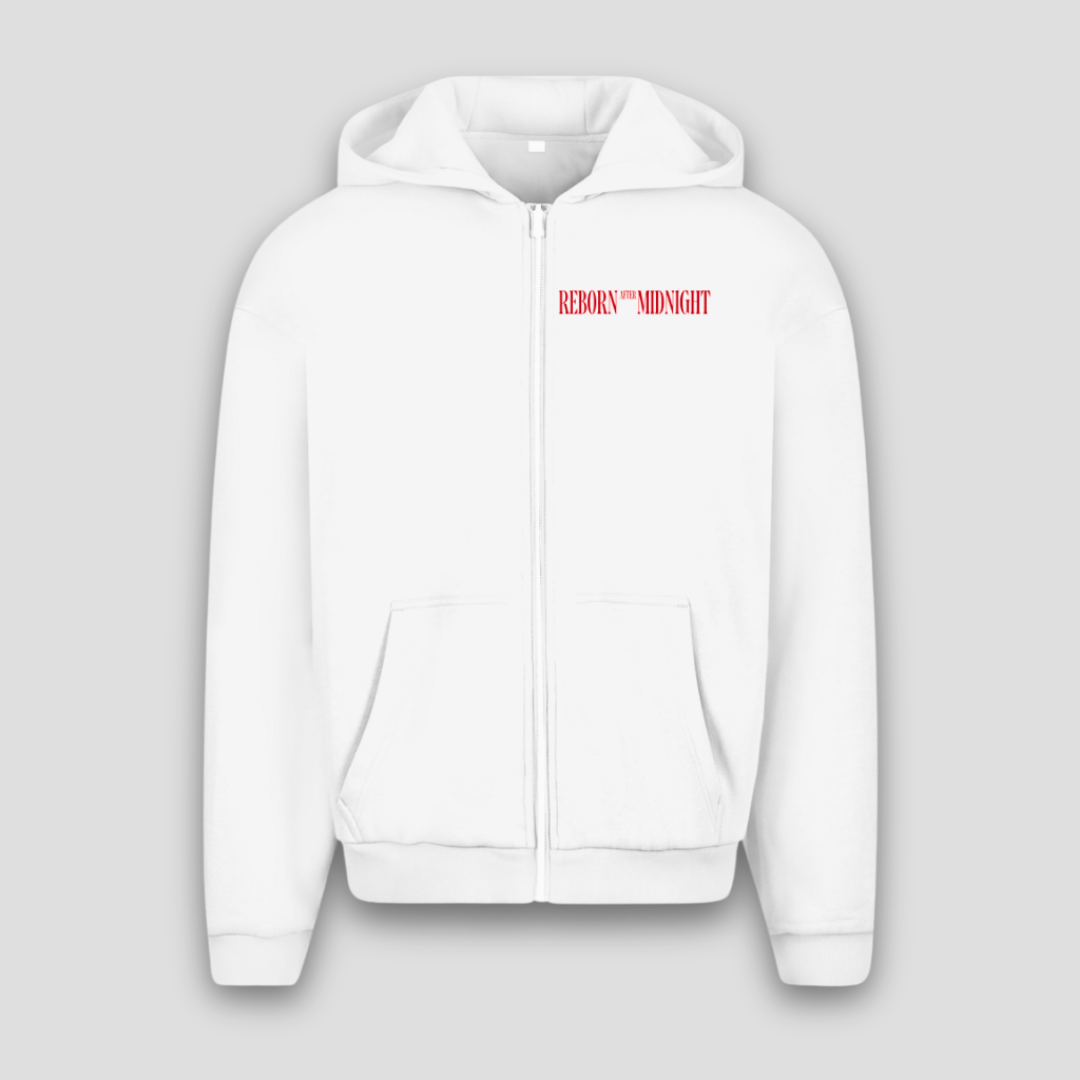 Midnight Owls (Oversized Zipper Hoodie)