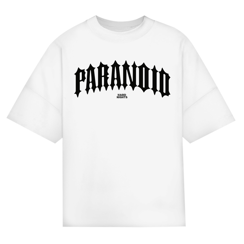Oversized Shirt aus Bio-Baumwolle für Techno und Rave | White