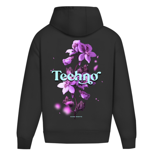 Techno Flowers – Oversized hoodie