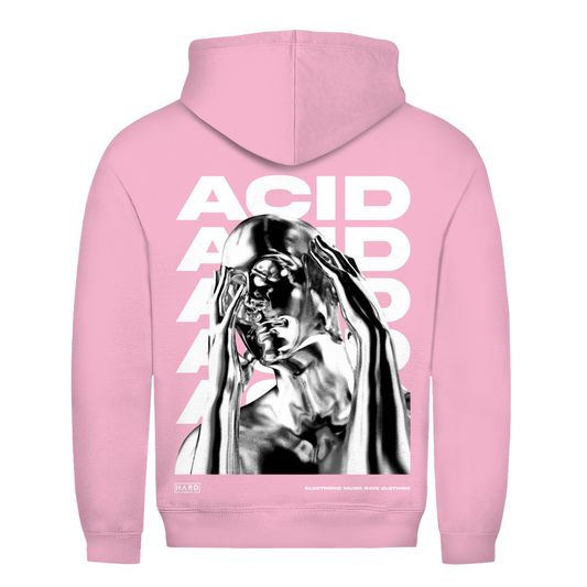 Felpa con cappuccio, unisex, in cotone, per look streetwear | Rosa baby