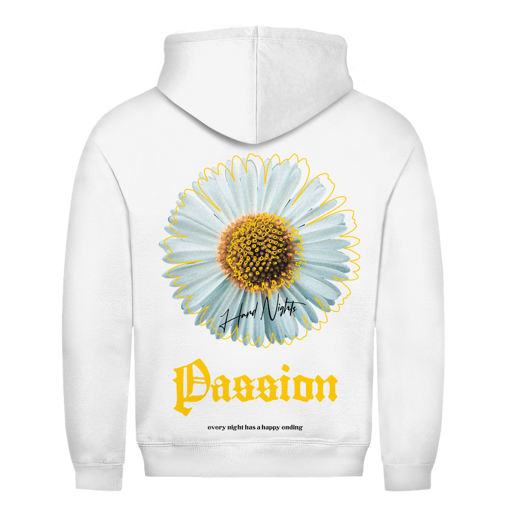 Basic Hoodie aus Baumwolle - Techno Hoodie & Rave Hoodie | Arctic White