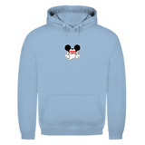 Techno Mouse Basic Hoodie aus 100% Baumwolle | Sky Blue