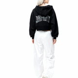 AX Hard Nights (Oversized cropped hoodie)