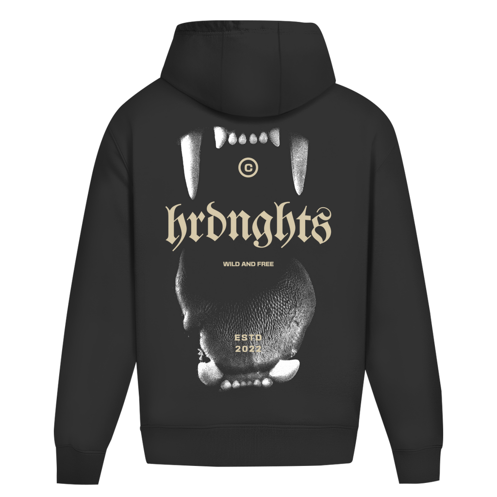 Techno Hoodie und Rave Kapuzenpullover aus Baumwolle