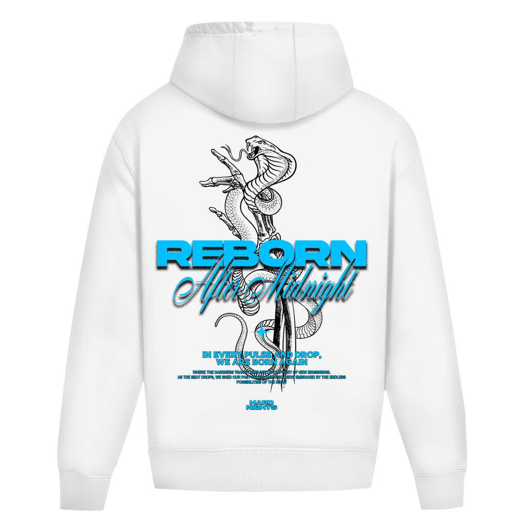 Reborn Snake (felpa con cappuccio di grandi dimensioni)