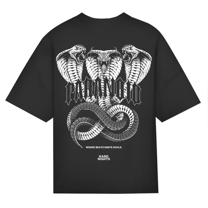 Maglietta oversize, per techno e rave | Nero