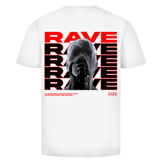 Rave Rave Rave – Koszulka basic | Biały