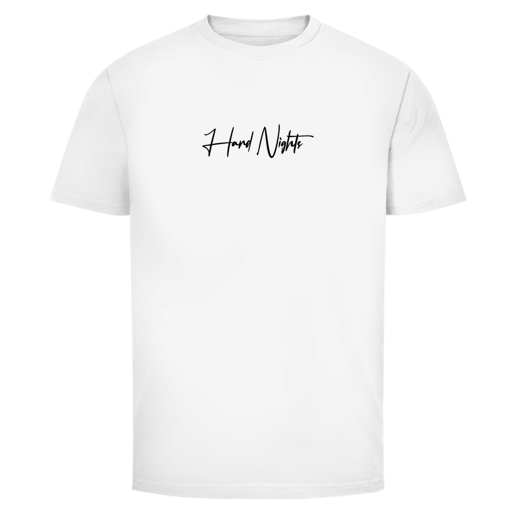 Techno Basic Shirt und Rave Basic Shirt aus Bio-Baumwolle | White