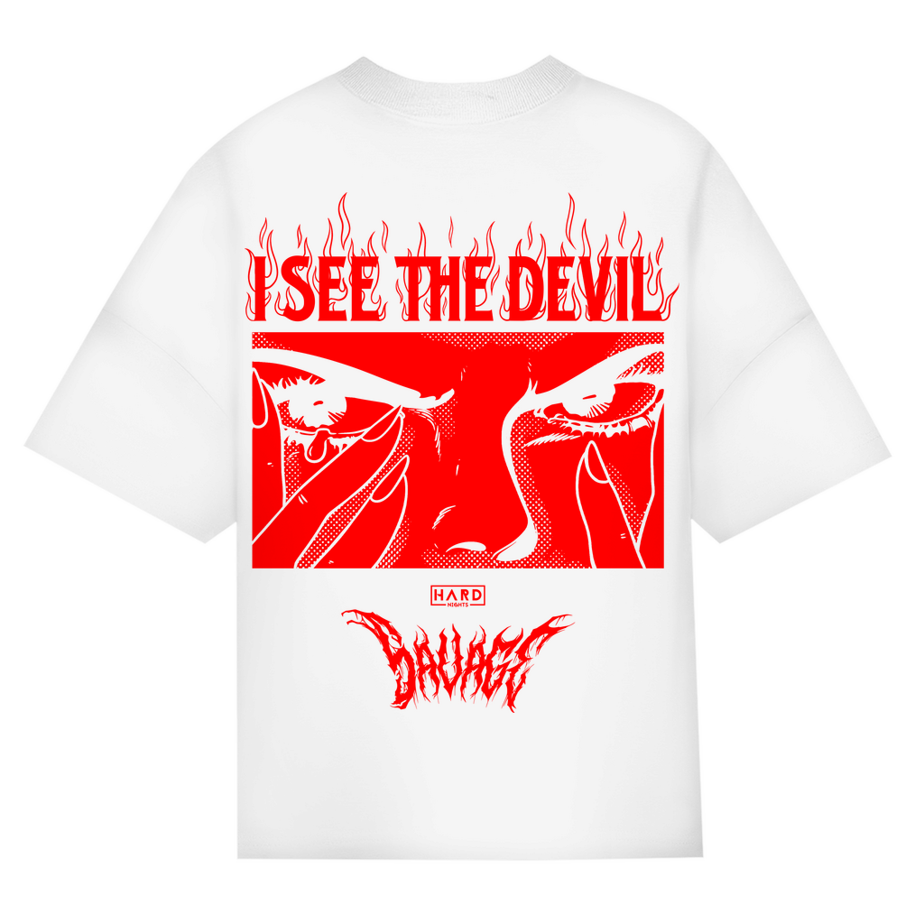 Unisex Oversized Shirt für Techno und Rave aus Bio-Baumwolle | White