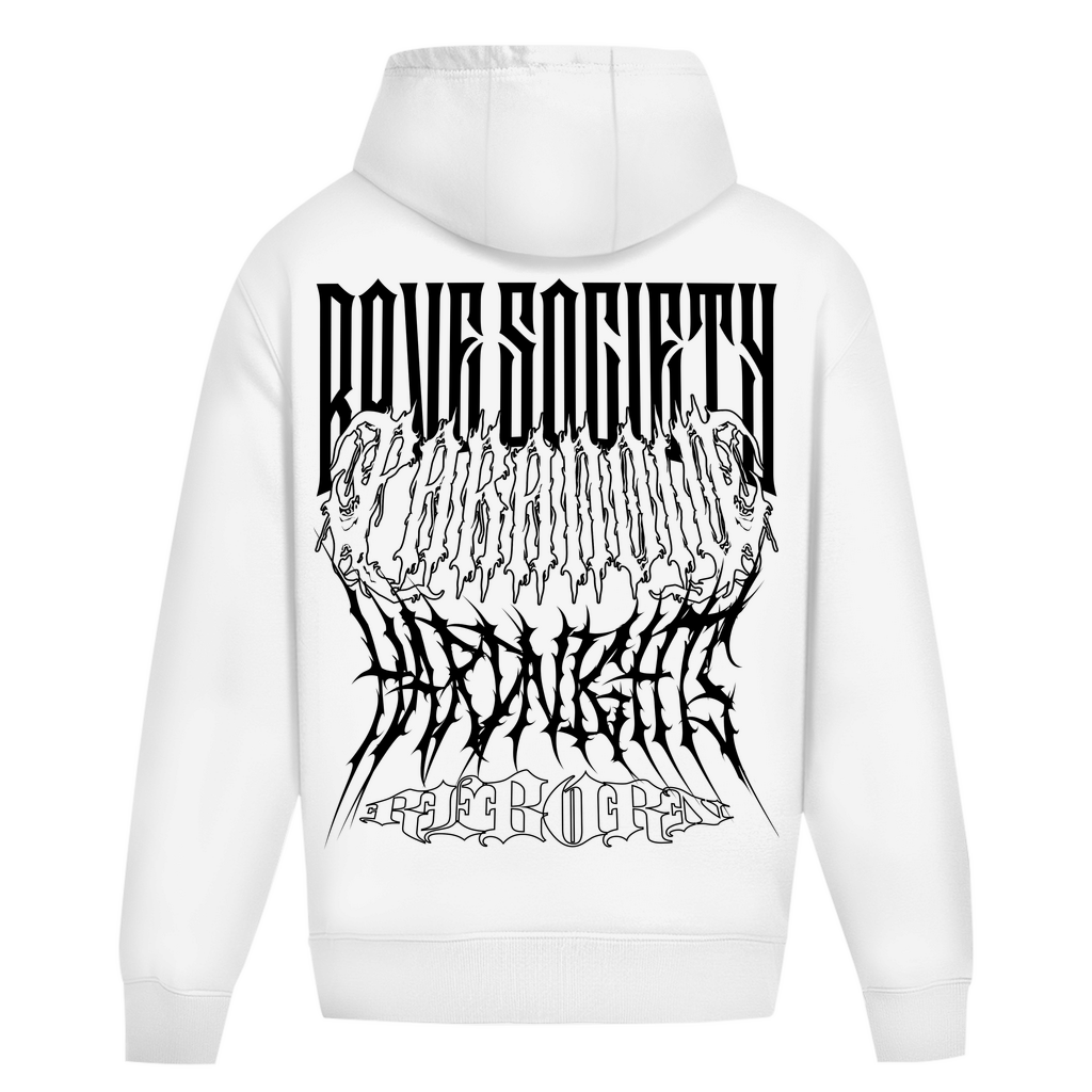 Rave Society (felpa con cappuccio di grandi dimensioni)