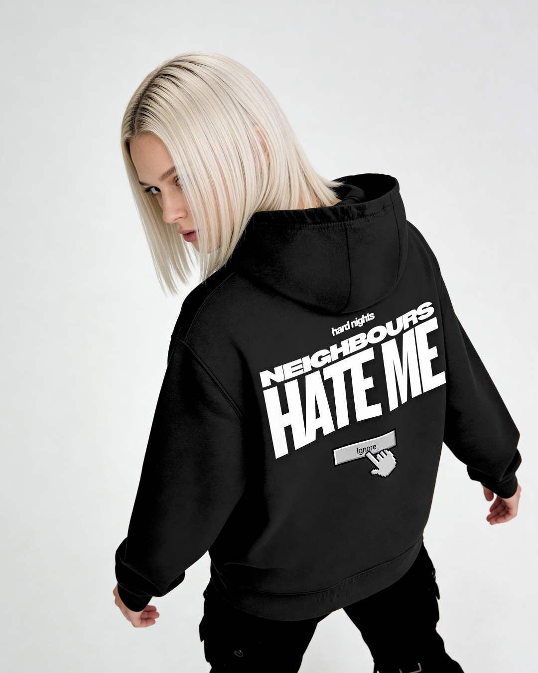 Neighbours hate me – Oversized hoodie