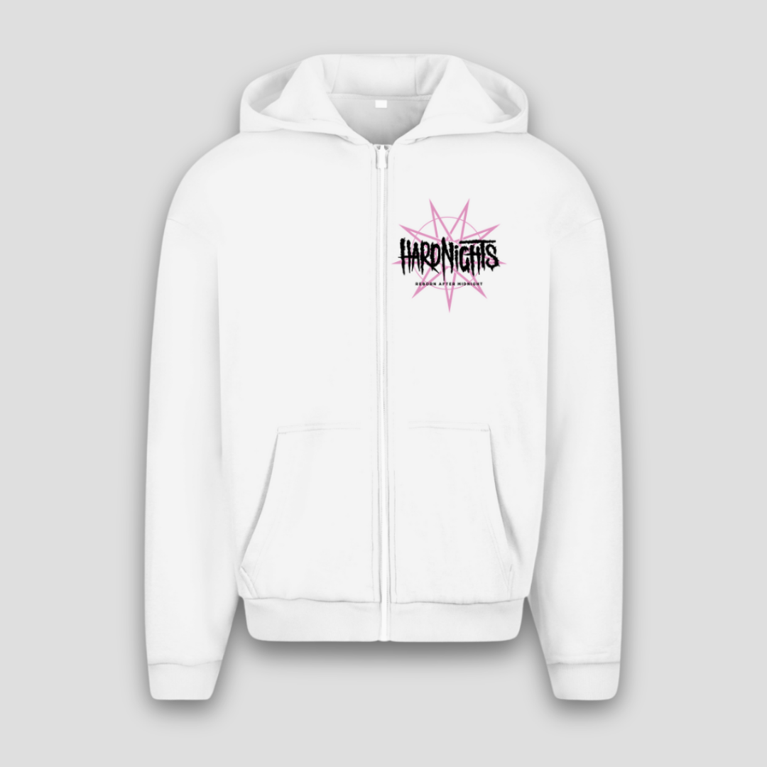 Reborn After Midnight (Oversized Zipper Hoodie)