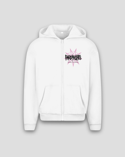 Reborn After Midnight – Oversized zip-hoodie