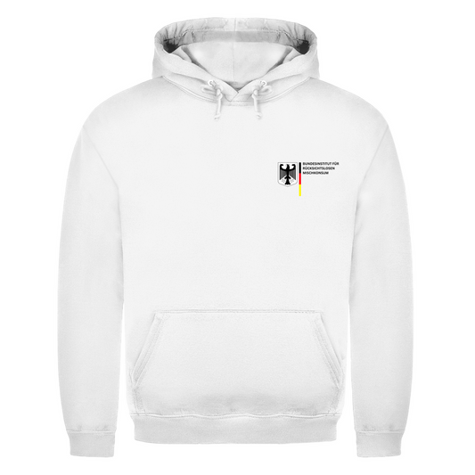 Bluza z kapturem basic, unisex, z dwuwarstwowym kapturem, w stylu techno | Arktyczna biel