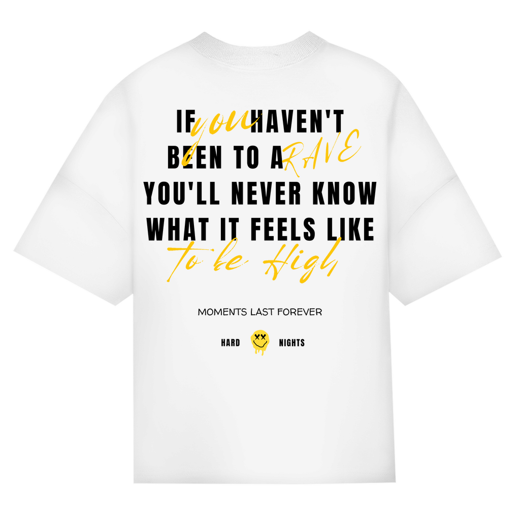 Techno Oversized Shirt aus Bio-Baumwolle | White