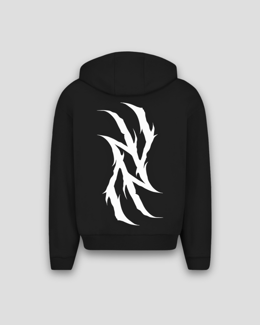 Monday you bastard – Hoodie zippé oversize
