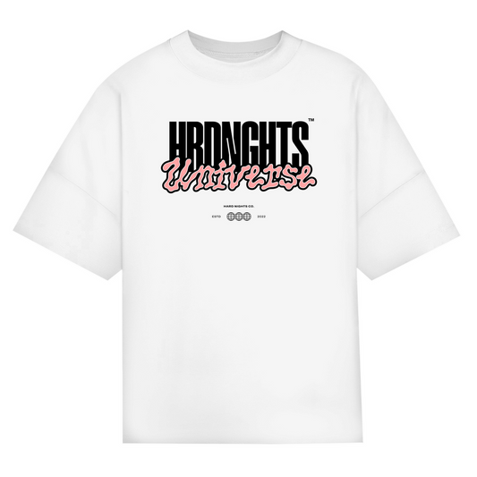 Universe unisex oversized T-shirt | Wit