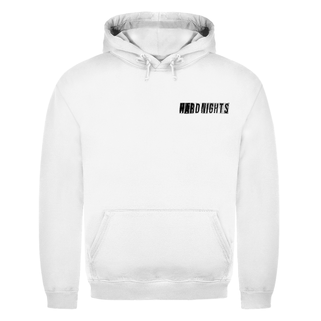 Noches duras cada vez (sudadera con capucha básica)