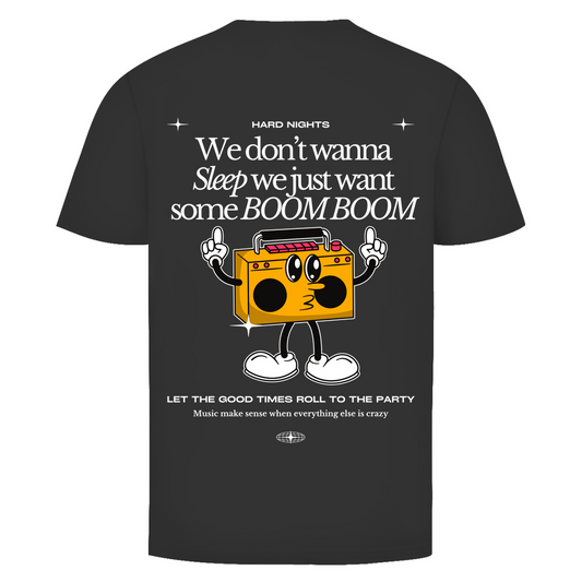 Boom Boom Basic Shirt - Unisex Baumwolle T-Shirt : Black
