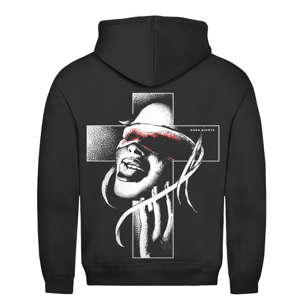 Church of Rave Unisex Basic Hoodie für Techno und Rave | Jet Black
