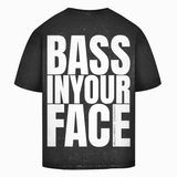 Bass in your face (Acid washed oversized shirt)