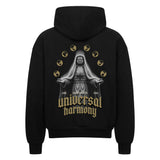 Universal Harmony Oversized Zipper Hoodie mit Backprint