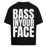 Camisa grande Bass in your face (impressão traseira)