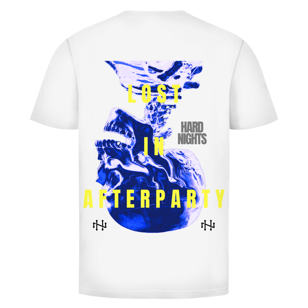 Unisex Basic Shirt aus Bio-Baumwolle für Techno und Rave | White