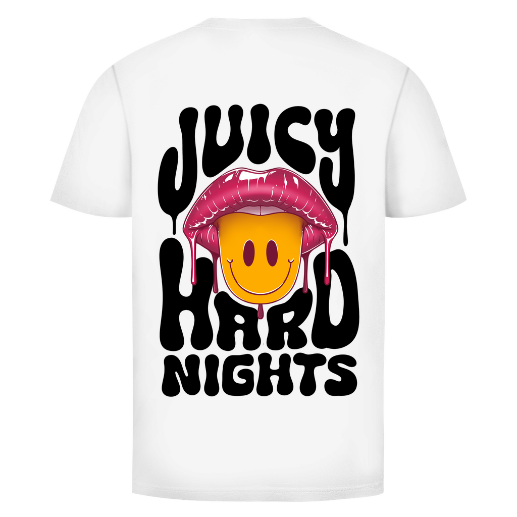 Camiseta básica, unisex, de algodón, para techno y raves | Blanco