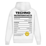 Techno Nutrition Facts (sweat à capuche surdimensionné)