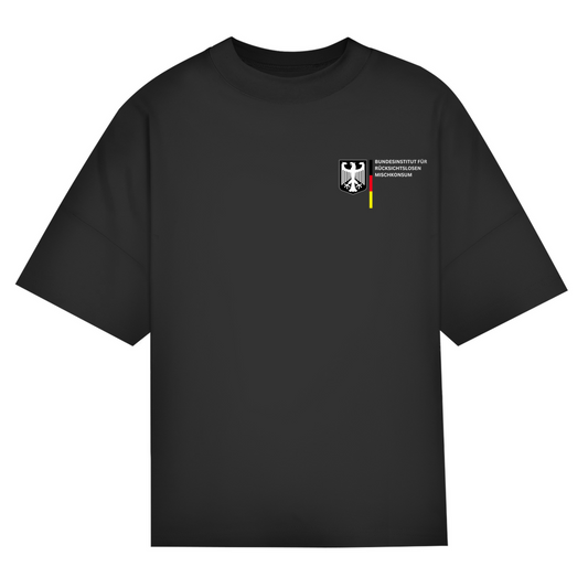 Bundesinstitut – Camiseta oversize, unisex | Negro