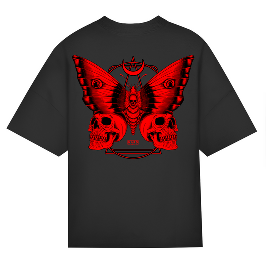 Camiseta oversize, para techno | Negro