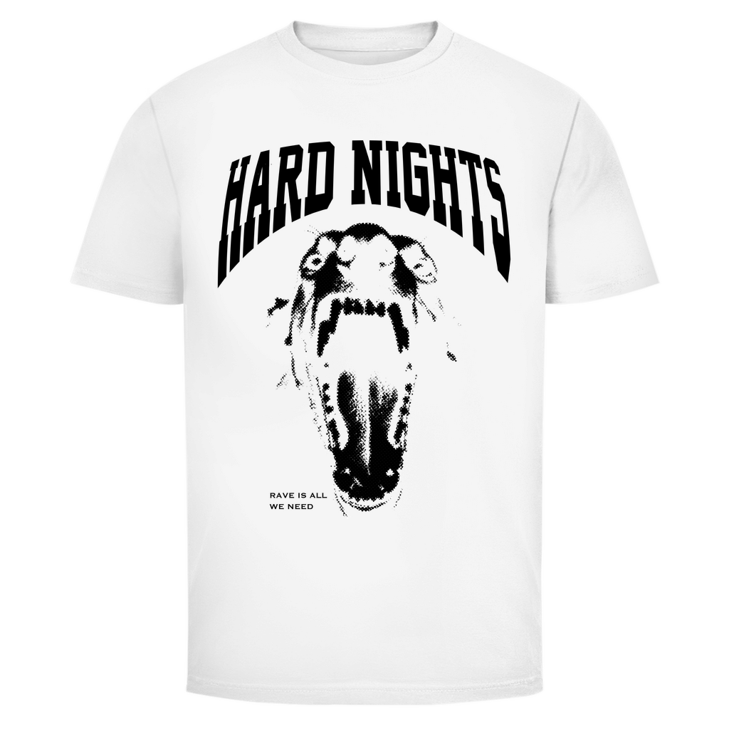 Unisex Basic Shirt aus Bio-Baumwolle für Techno Rave |  White
