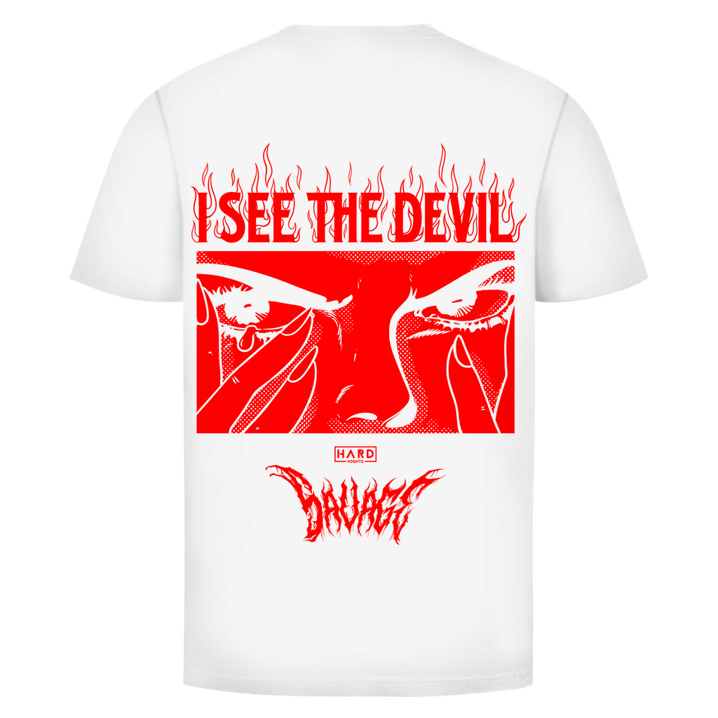Unisex Basic T Shirt aus Bio-Baumwolle für Techno und Rave | White