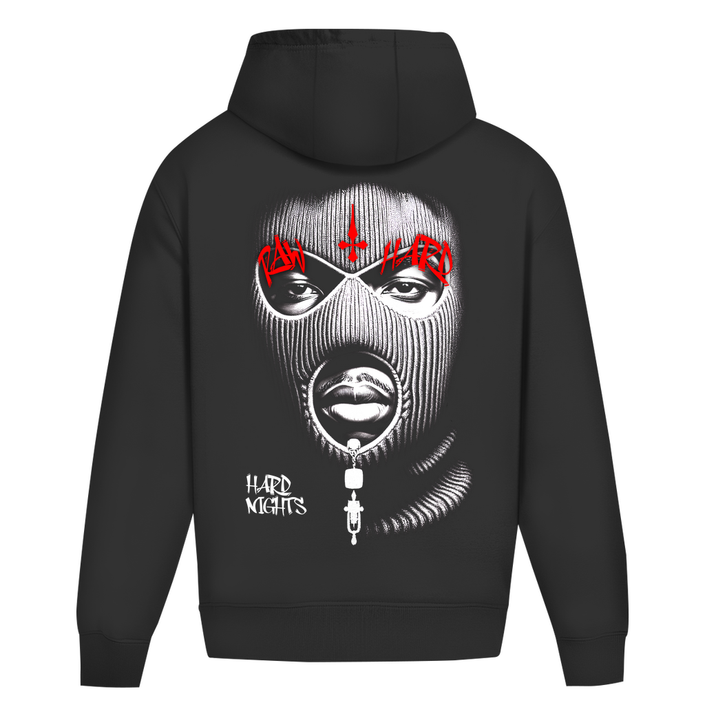 Balclava Rave Balaclava Oversized Hoodie - Techno Hoodie & Rave Hoodie – Hard Nights
