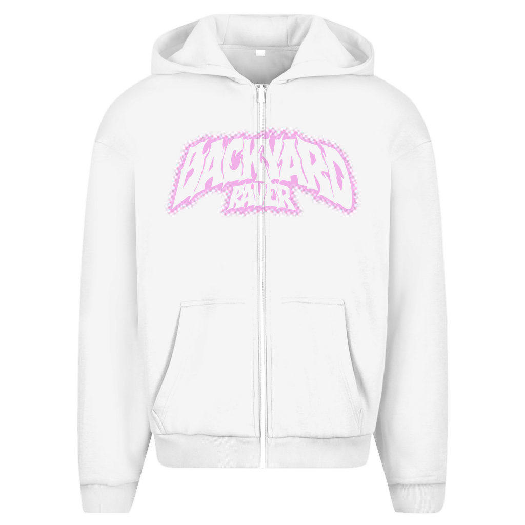 Backyard raver – Oversized zip-hoodie
