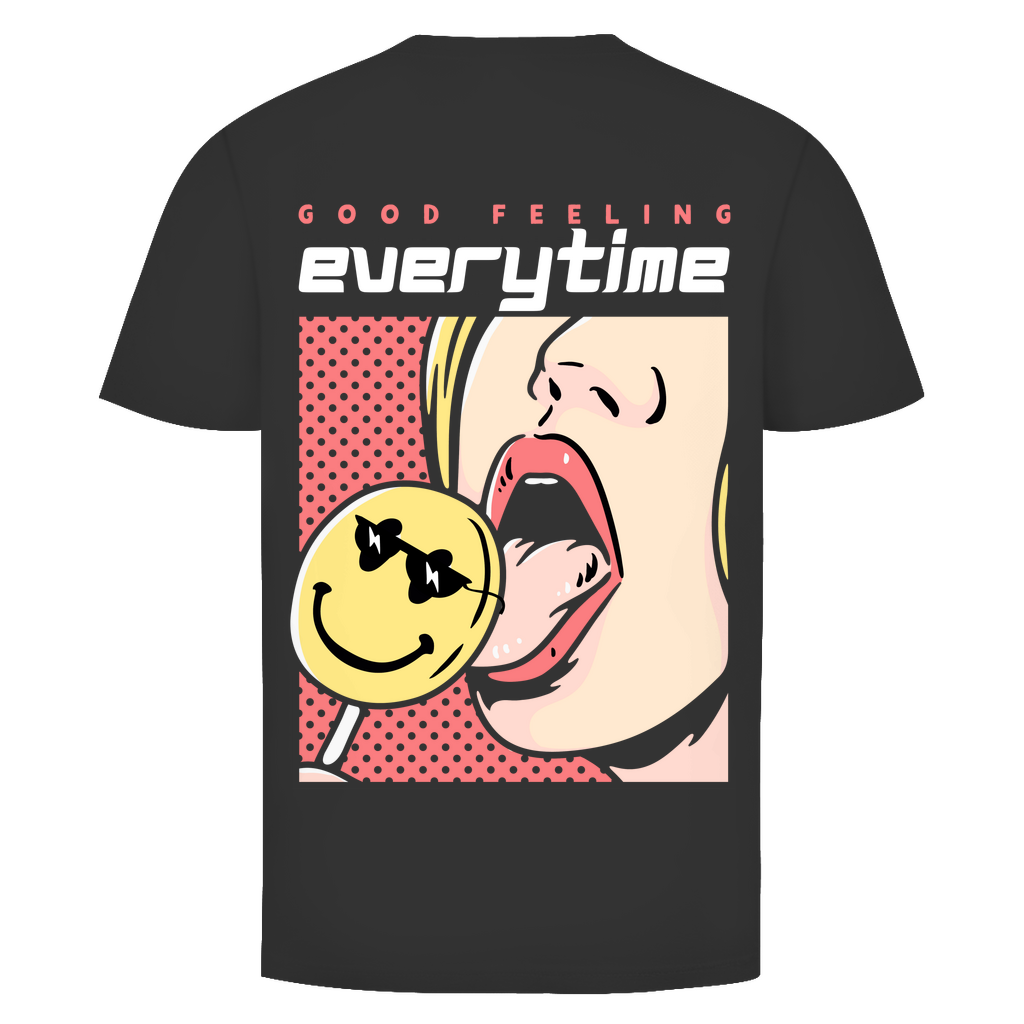 Good Feeling Basic Shirt Unisex, 100 % Bio-Baumwolle, Techno