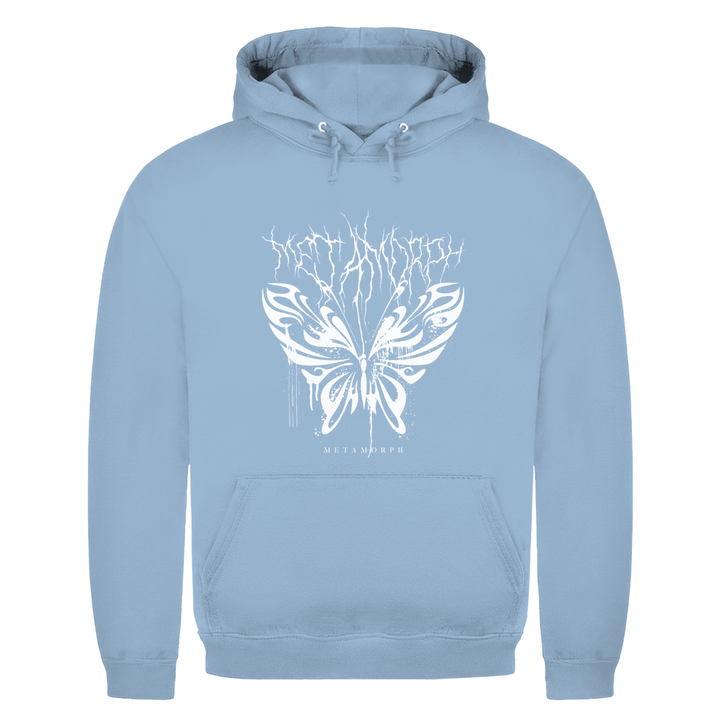 Techno Hoodie und Rave Hoodie aus 100% Baumwolle | Sky Blue