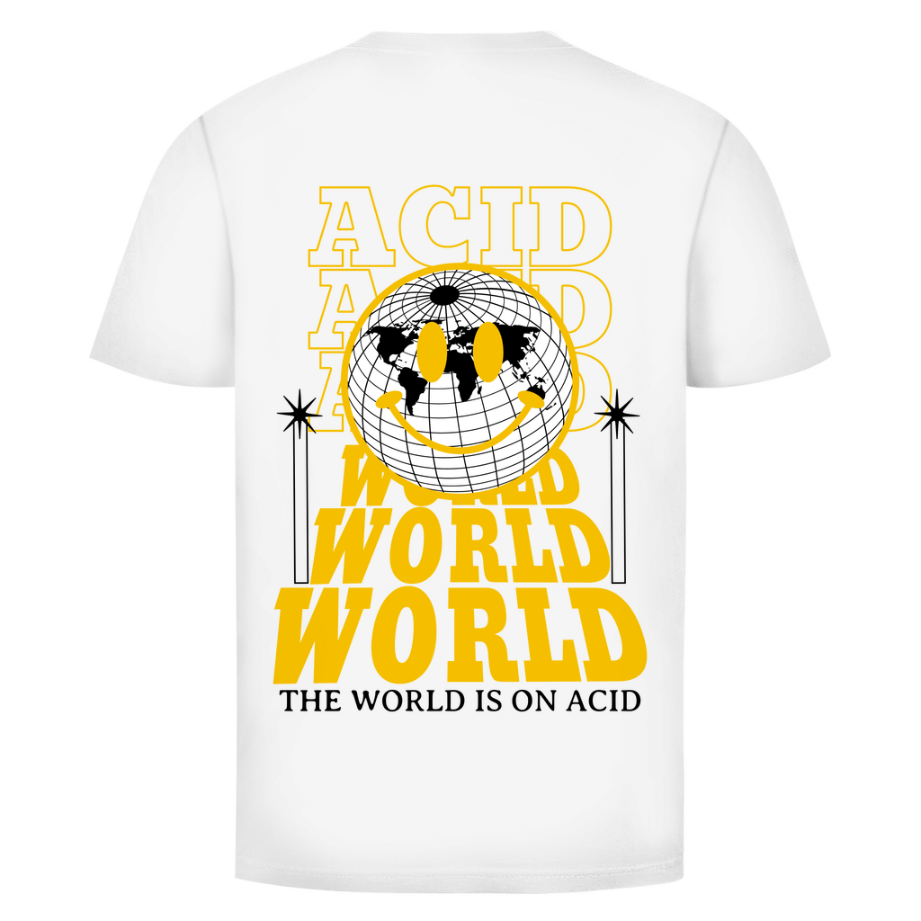 Techno Basic Shirt und Rave Basic Shirt aus Baumwolle | White