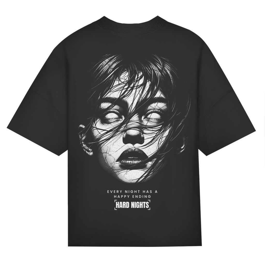 Techno-rave oversized T-shirt van katoen voor streetwear