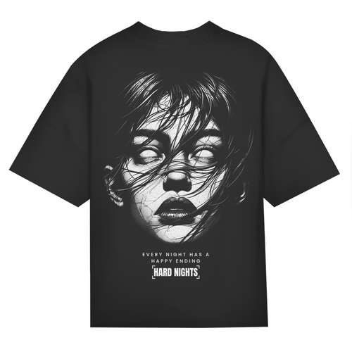 Techno Rave Oversized Shirt Baumwolle Streetwear