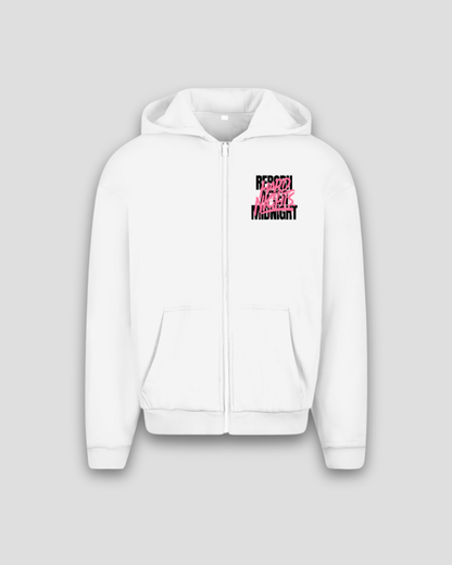 Rave Reborn System – Sudadera oversize con cremallera