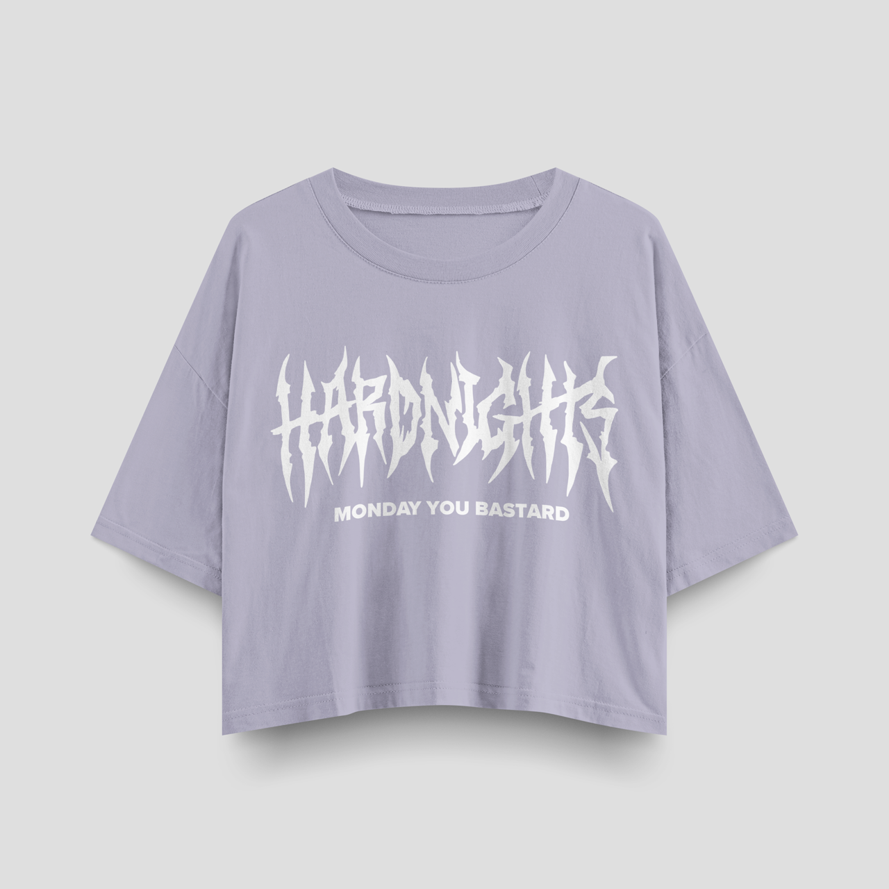 Monday you bastard (oversized crop top)