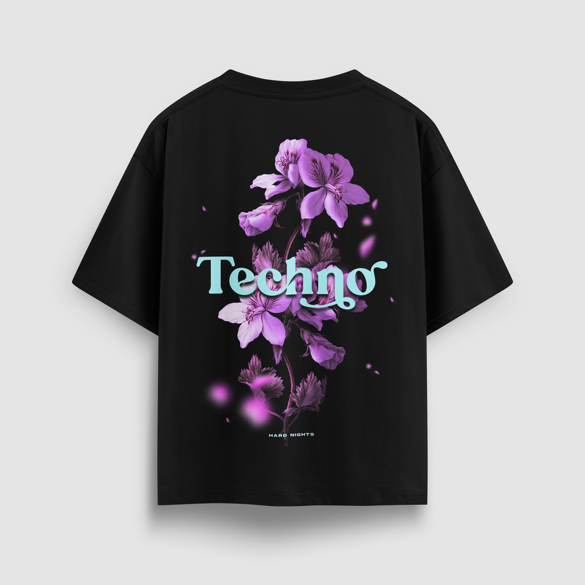 Techno Flowers – Oversized shirt