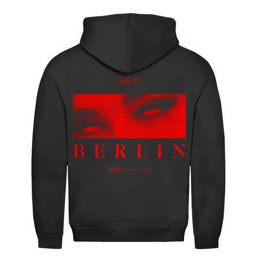 Bluza z kapturem basic, z bawełny, na imprezy techno i rave